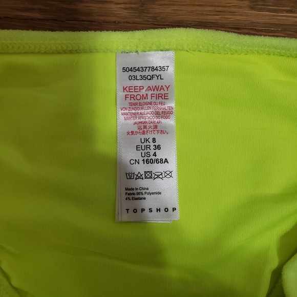 TopShop Velour Knot Bikini Bottom size 4 - Picture 5 of 6